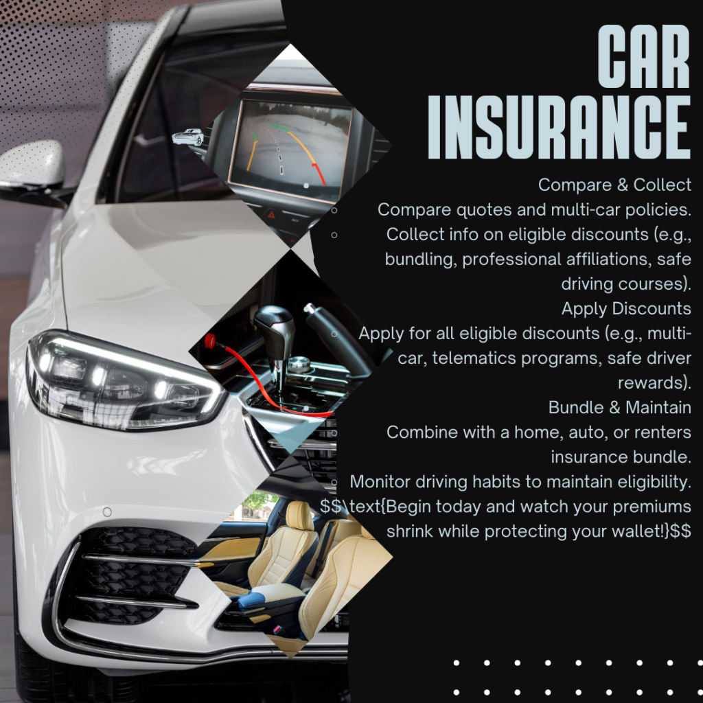 “Illustration explaining car insurance discounts for students, alumni, and educators”