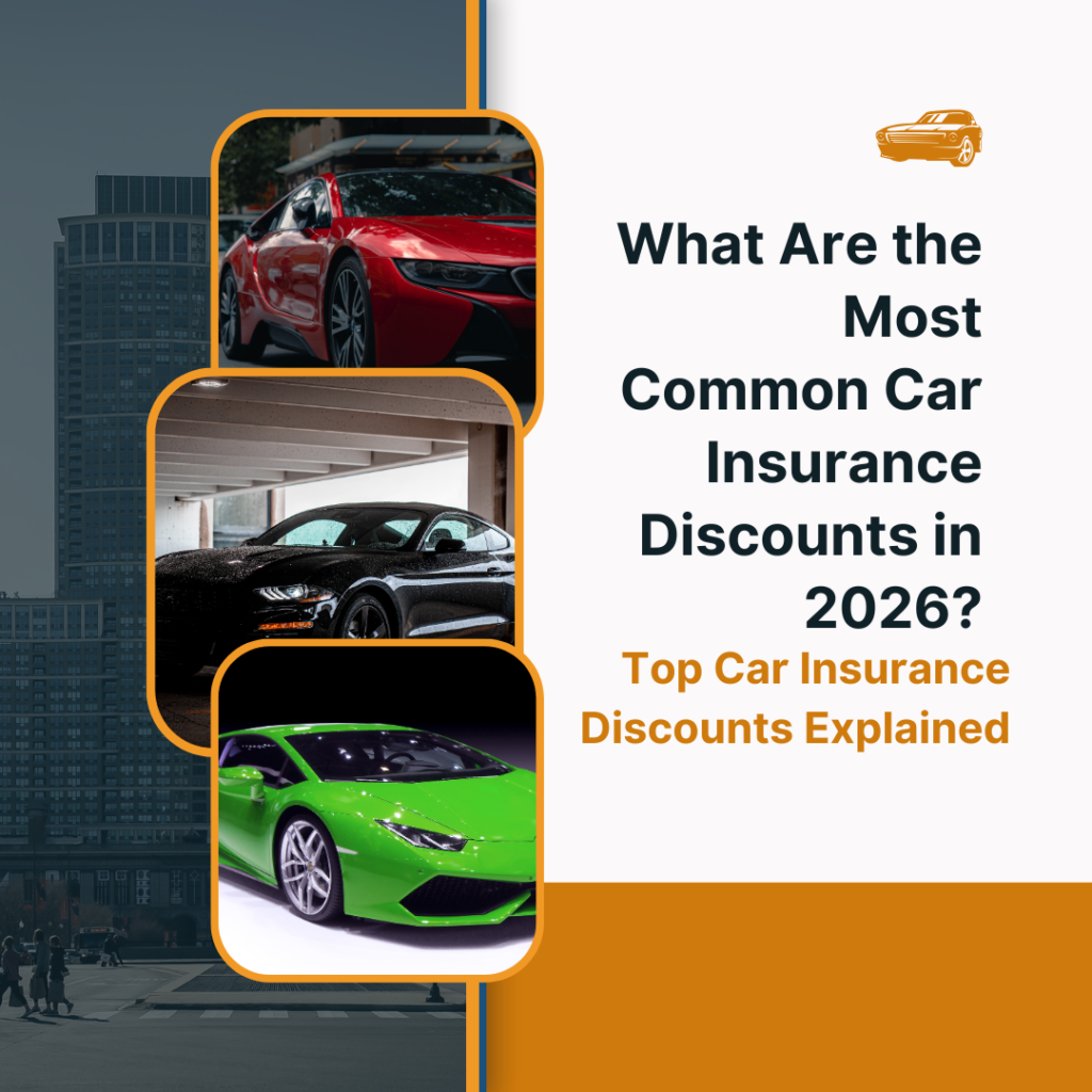 $$\text{Luxury white car showcasing advanced safety features that qualify for significant auto insurance discounts to save big in 2026.}$$